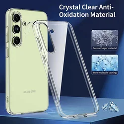 Transparent Silicone Phone Case for Samsung Galaxy A05 A05S A15 A25 SamsungA05S SamsungA25 4G 5G Soft Clear Back Cover Housing