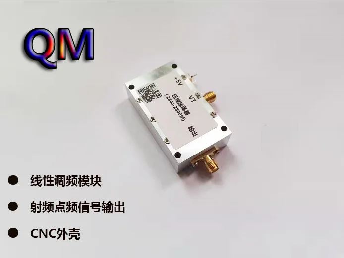RF Voltage Controlled Oscillator Linear Frequency Modulation Module VCO Point Frequency Sweep Signal Source