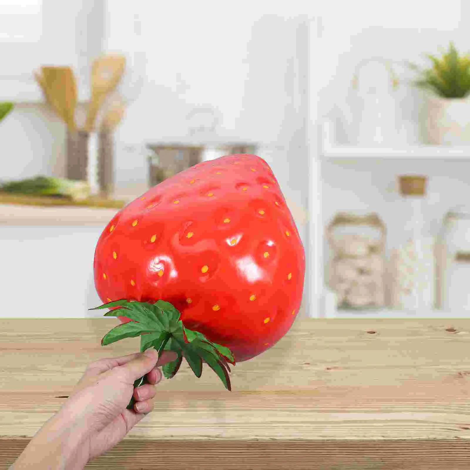 Simulation Obst Modell Gefälschte Erdbeere Erdbeeren Wassermelone Layout Szene Dekor Foto Prop Schaum Extra Groß