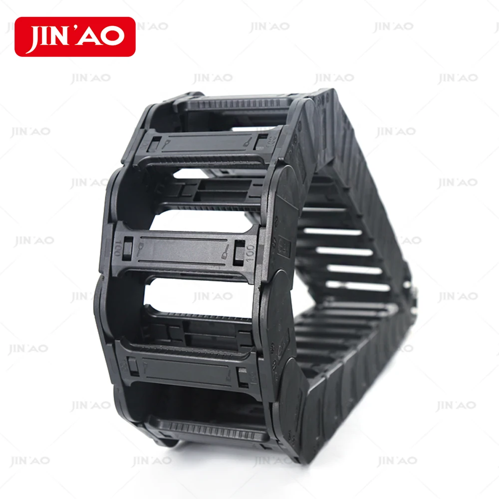 Picture 4: Electric CNC Chain Cable Carrier Flexible Cable Channels Nylon Black Plastic Cable Carrier Drag Chain