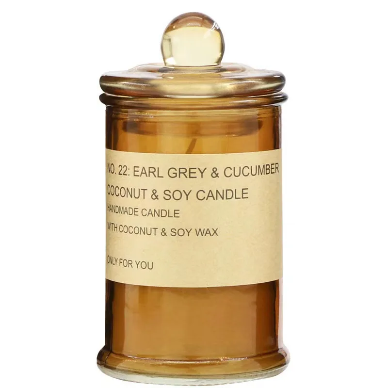 Glass Candle Cover Aromatherapy Candle Glass Cover Eternal Life Flower Bedroom Decoration Candle Glass DIY Making Dustproof jar