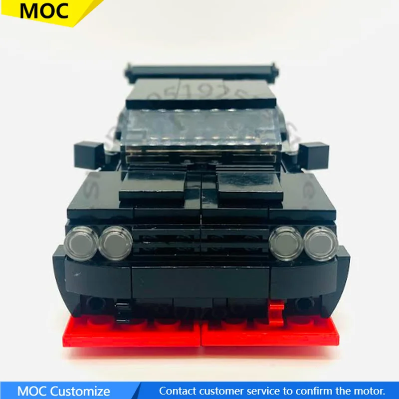 

272 PCS Sports car Challenger SRT 2023 MOC Customize Modular Building Block Creative Design Educational DIY Birthday Toy Gift