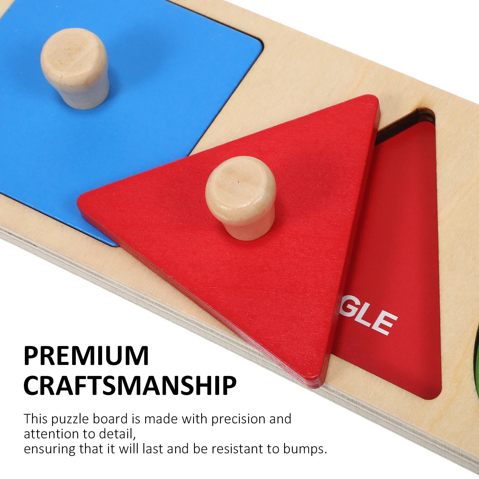 Деревянная образовательная доска-сортировщик форм, геометрическая головоломка с колышками, красочная головоломка Монтессори, развитие мелкой моторики