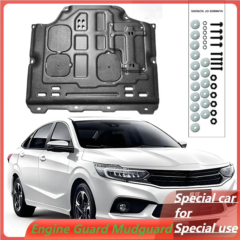 

Under Engine Guard Splash Shield Mud Fender Cover Plate Fender Mudguard Protector For Honda ENVIX 2019-2022 1.5L 1.0T Car Black