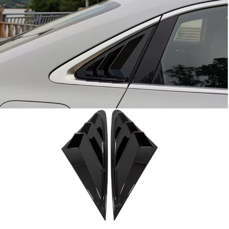 

Car Rear Side Window Louver Air Vents Windshield Stickers For Audi A3 8Y 2021-2023 Three Box Version Exterior Decoration T