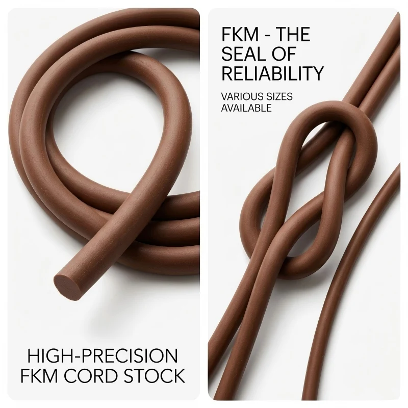 

FKM 10M，1.5mm-8mm Fluorine rubber sealing strip, round solid rubber strip, heat-resistant, oil-resistant, UV-resistant