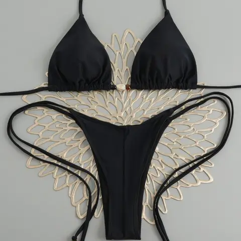 2025 सेक्सी लेपर्ड प्रिंट लेस बिकिनी सेट महिलाओं के लिए हाई-एंड एनिमल प्रिंट स्विमसूट 3-पीस पुश-अप ट्रिकिनी बीचवियर 10 best sales बिकिनी एनिमल प्रिंट - №6