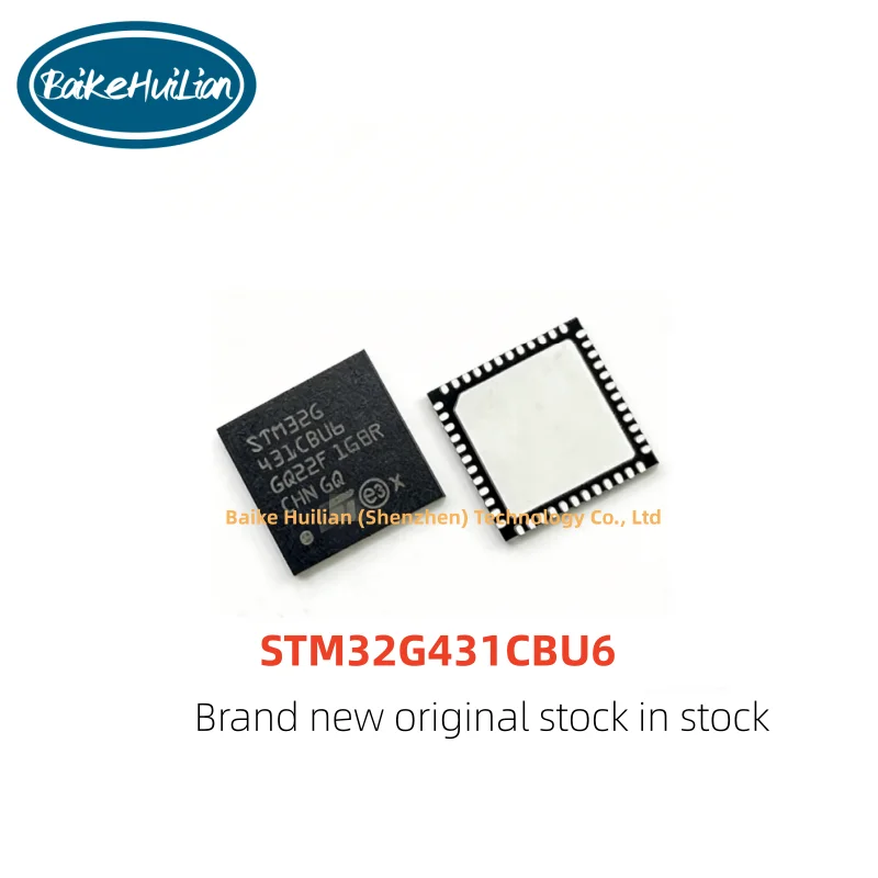 

New Original STM32G431CBU6 ARM Cortex-M4 32-bit Microcontroller MCU Chip QFN48