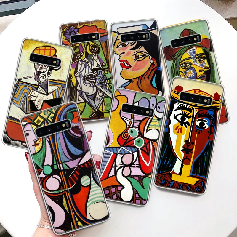 Picasso Abstract Art Painting Coque Phone Case For Samsung Galaxy Note 20 Ultra 10 Plus 9 8 M12 M21 M30S M31 M32 M51 M52 J4 J6 +