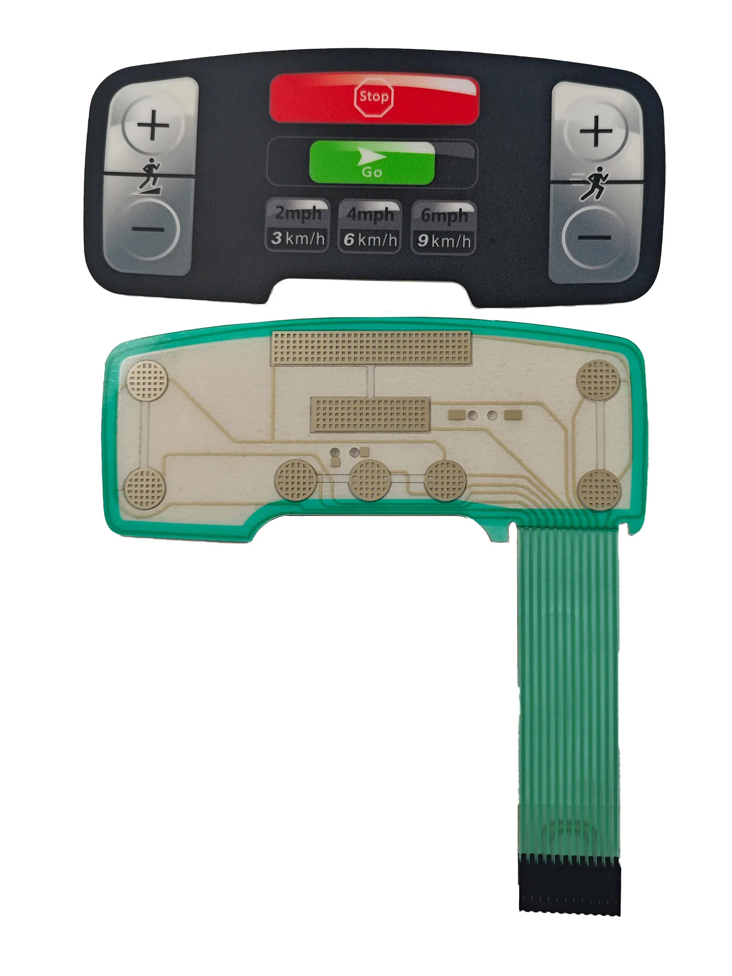 NEW For HIGH QUALITY FOR 95T Life Fitness treadmill button panel membrane switch