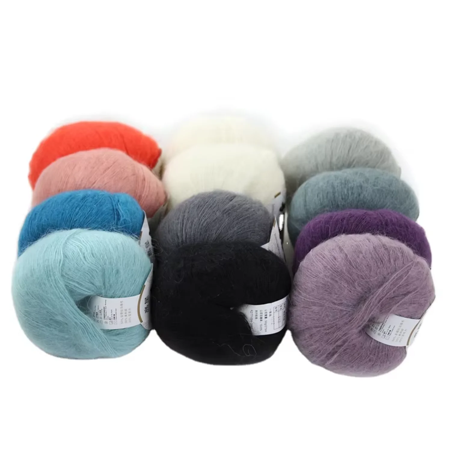 Supplier hot sale mohair  yarn for hand knitting 25g