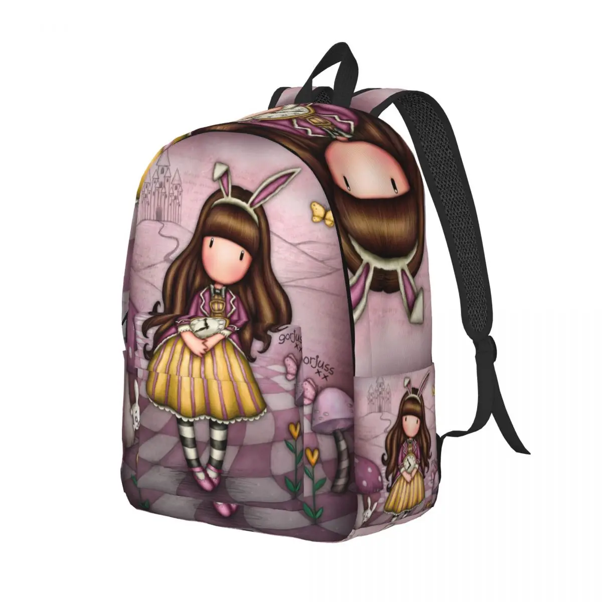 Girl Santoro Gorjuss Bag for Teens Student School Bookbag Daypack Elementary High College Outdoor