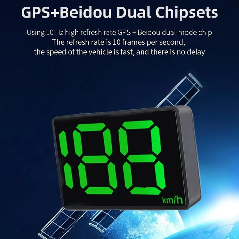 GPS Car Digital Speedometer HUD Head-up Display Eletronicos Speed Gadgets Inteligentes For All Car Speed Gauge Meter KM/H