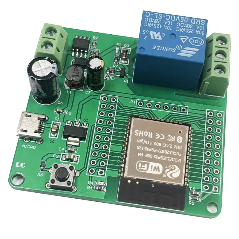 DC5-60V Power Supply ESP32 Single Relay Module ESP32 Development Board ESP32-WROOM