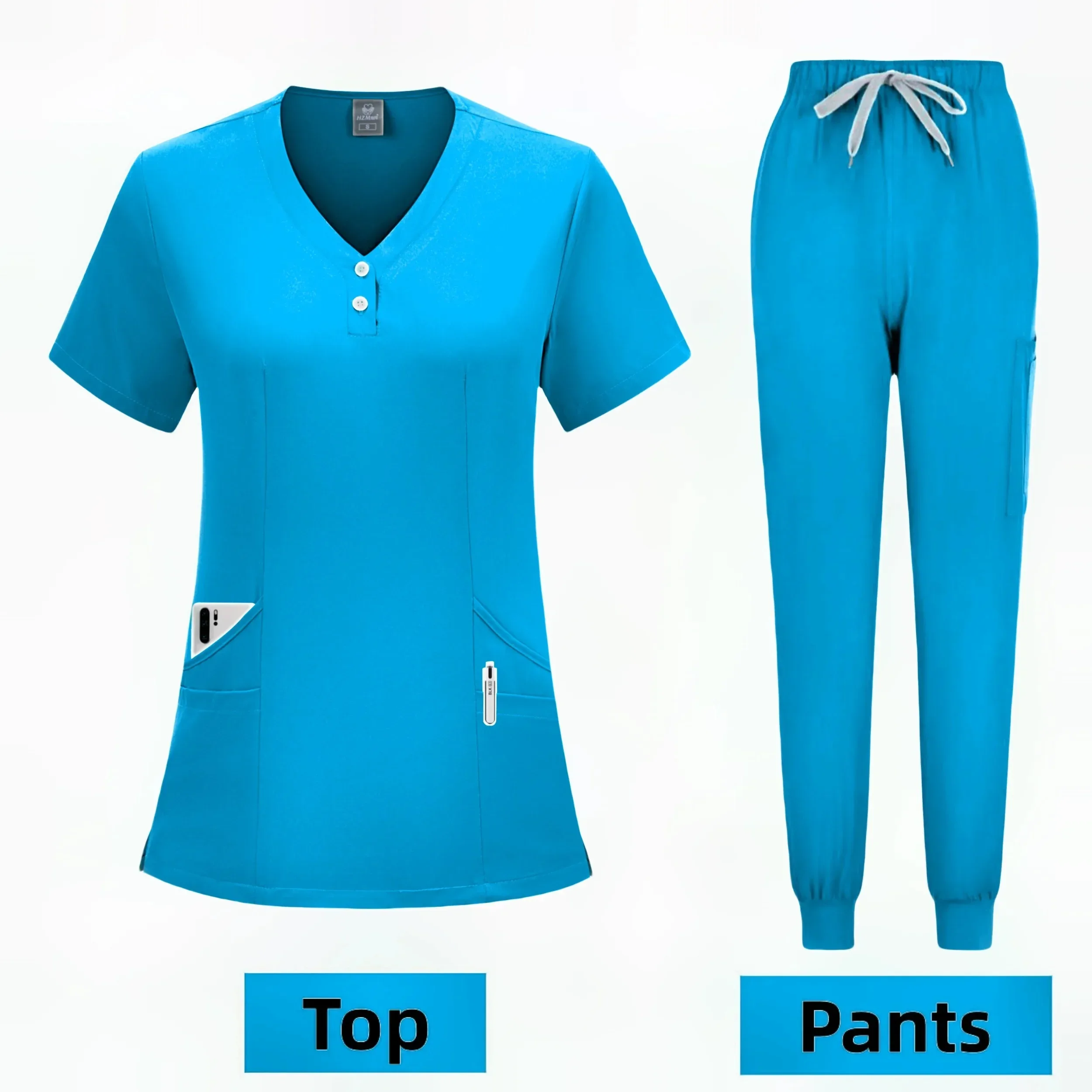 Atacado multicolorido hospital médico cirúrgico uniformes feminino usar esfrega conjunto médico uniforme jogger terno médico enfermeira esfrega conjunto