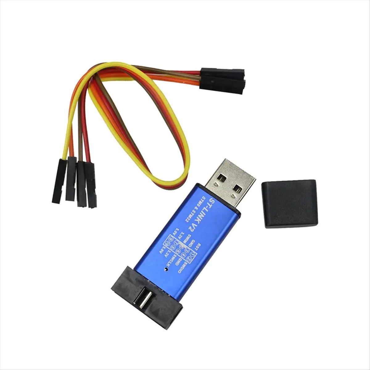 A99X  V2 STM8 STM32 Simulator Download Programmer Programming with Cover Cable Link V2