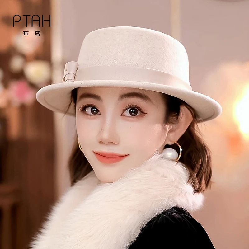 elegante-cappello-di-lana-a-tesa-piatta-decorato-a-mano-con-perline-con-fiocco-ideale-per-l’autunno-e-l’inverno-caldo-alla-moda-in-stile-vintage-cappello-da-donna