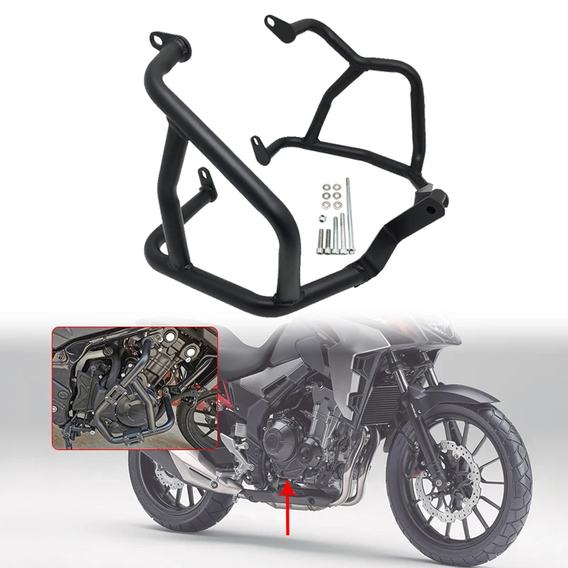 

CB400X Engine Guard Crash Tank Bar Bumper Fairing Frame Protector Crash Bar For Honda CB400F CB 400X CB 400F 2021 Motorcycle