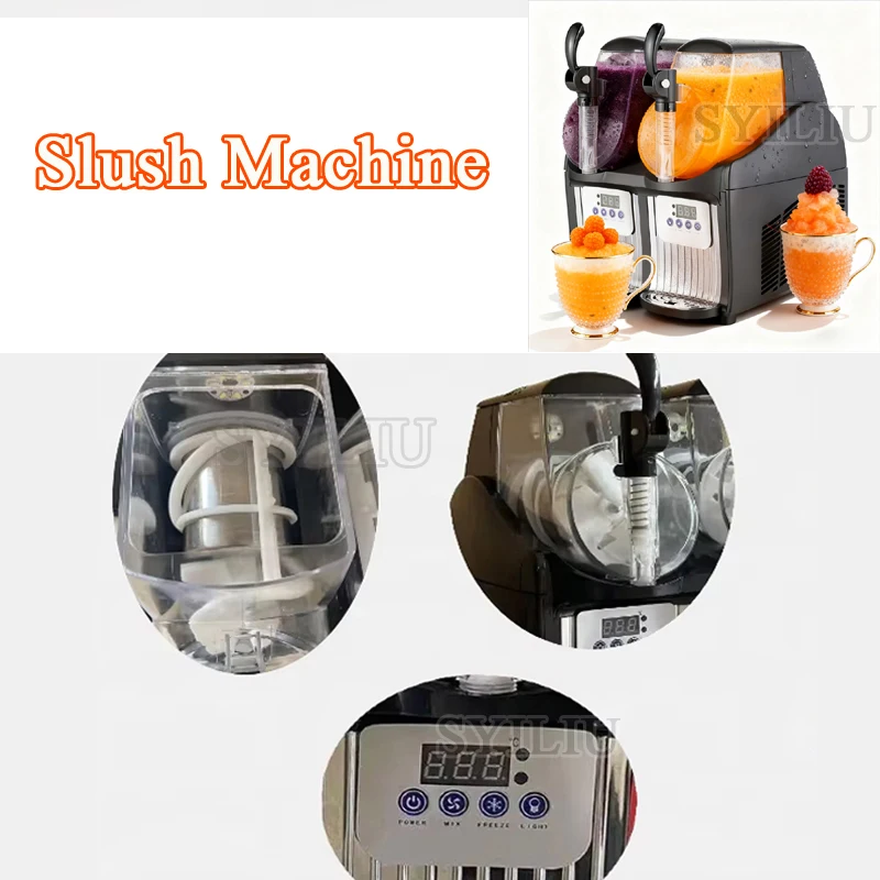 

Snow Melt Machine for Smoothie Milk Tea Cold Drinks And Ice Cream Electric Powered For Household Use