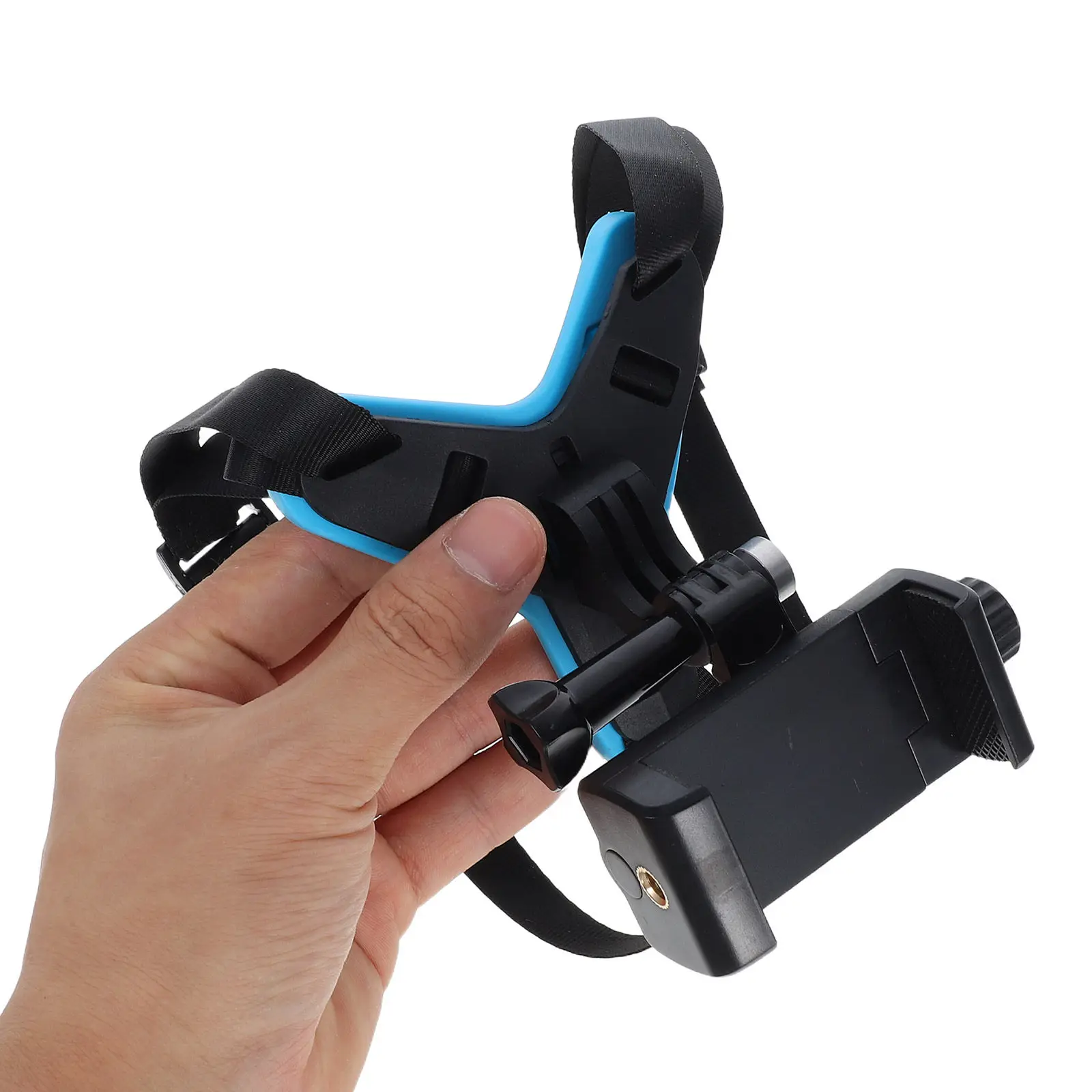 

Chin Mount Motorcycle Holder Buckle Strap Stable Secure Quick Release Camera Mount for Filming Navigation