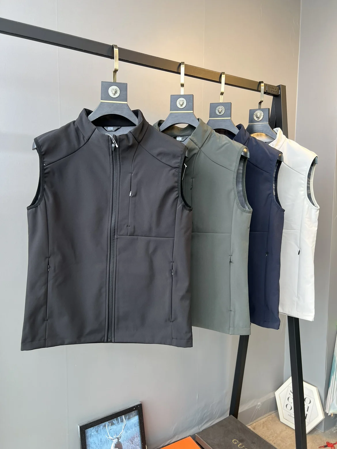 

Мужской утепленный флисовый жилет для активного отдыха, водонепроницаемый, осенне-зимний, теплый, мягкий, модный, с воротником-стойкой, тонкий дизайн