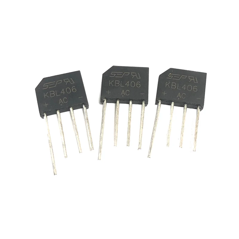 5pcs Single Phases Diode Bridge Rectifier KBL06 KBL10 KBL406 KBL410 KBL606 KBL608 KBL610