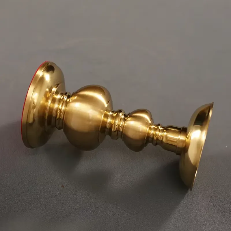Solid Brass Buddhist High Fragrance Candlestick Luxury Chinese Decoration for Temples and Homes