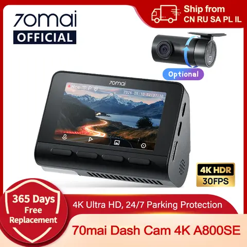 4K Dash Cam A800S with GPS 70mai