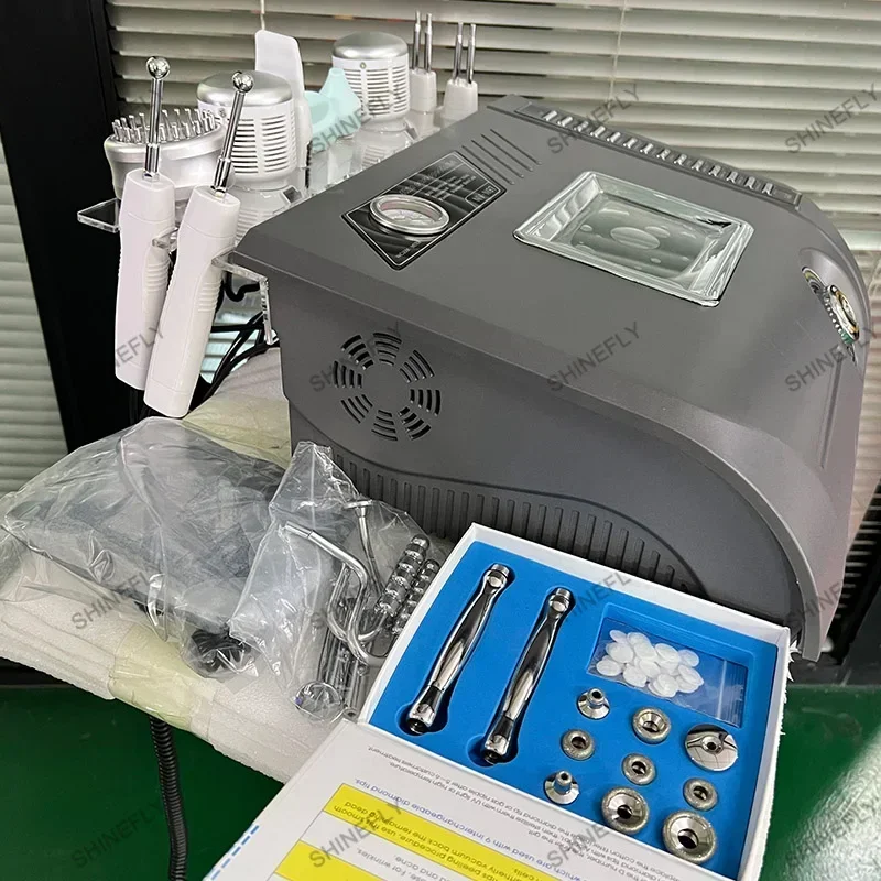 NewFace Diamond Microdermabrasion Machine Peel Acne Clear Bio Face Lift Tightening Rejuvenation Ultrasound Facial