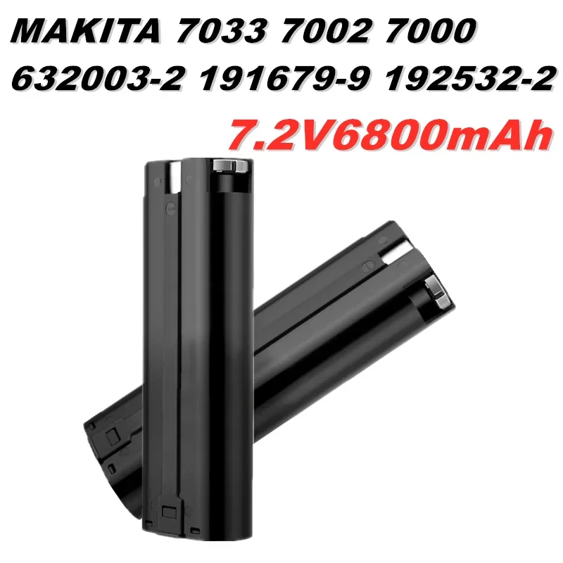 7.2 V 6800Mah Tool Battery For Makita 7033 B7000 632003-2 191679-9 192532-2 Wireless Drill Bit