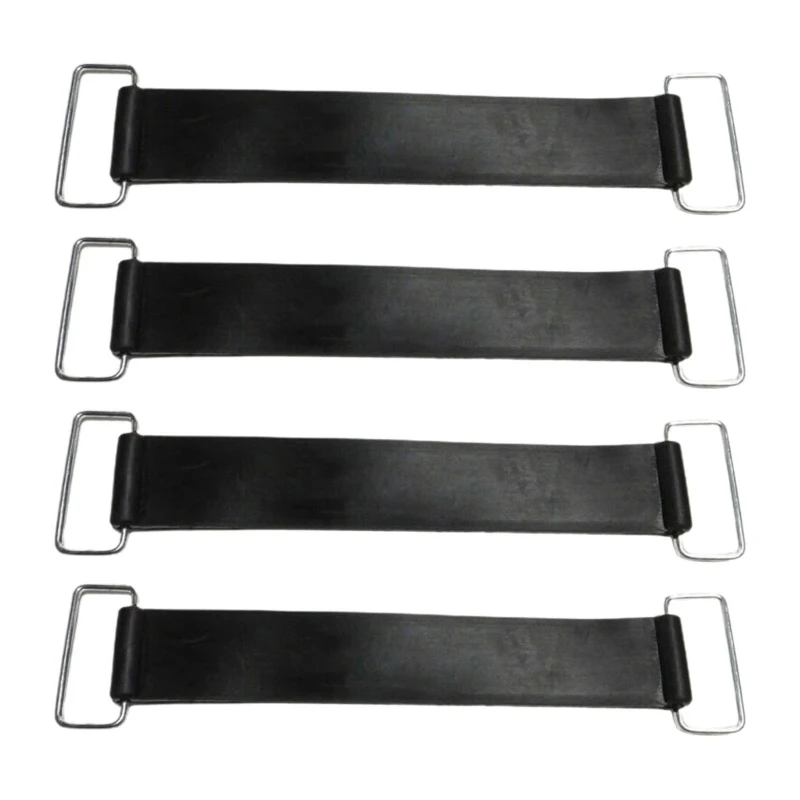 4pcs 18-23cm Motorcycle Rubber Battery Strap Holder Belt For Honda For All Motorcycles, Tricycles, Scooters