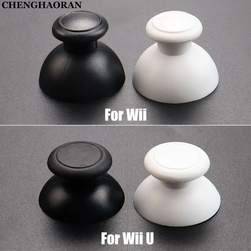 

2pcs Replacement 3D Analog Joystick Cover Thumb Grip Cap For WII WIIU Wii U Controller Gamepad Thumbstick Buttons