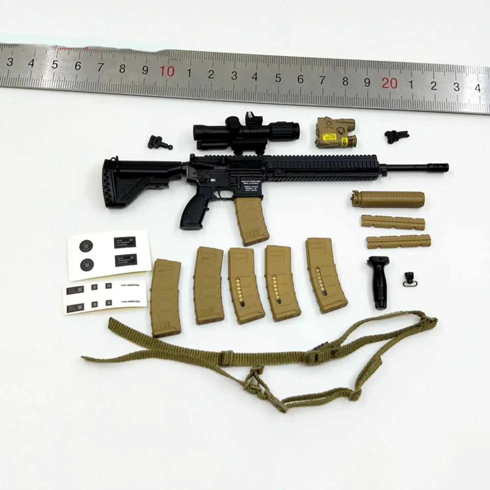 Easy&Simple ES GA1006 ES GA1006R US. Seal Army Soldier Toys Weapon Model Sling M27 Clip Not Real For 12\