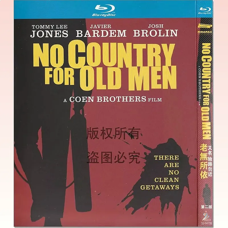 Thriller Crime Movie Old Man No Love High Definition Fixed BD Blu-ray 1 Disc