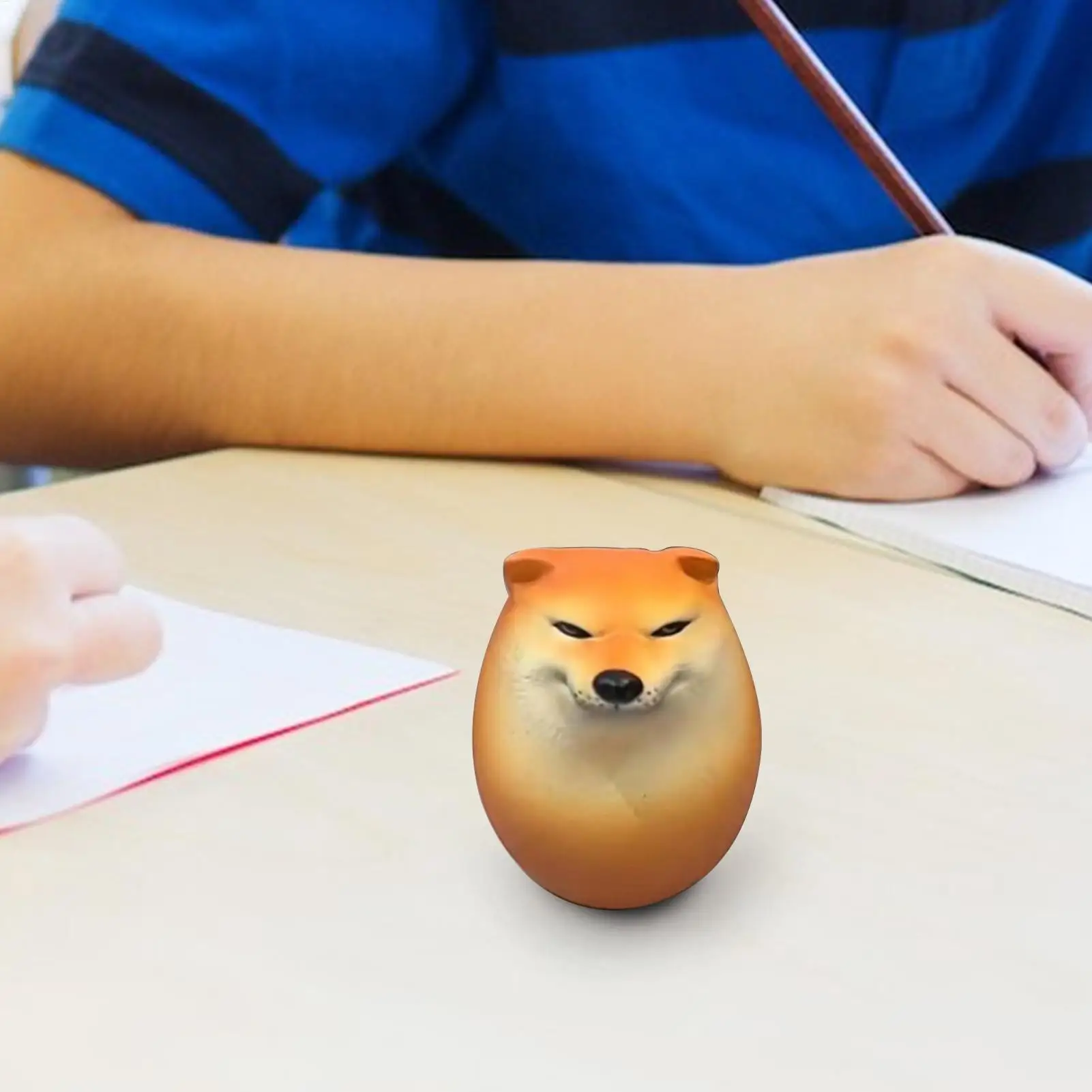 Juguete para apretar, huevo de perro suave, animales de crecimiento lento, artilugios relajantes portátiles, decoración de escritorio para vacaciones, viajes, cumpleaños, niños y adultos