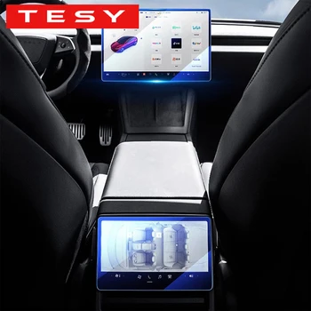 TESY Tempered Glass Film Protector for New Tesla Model YL Y Juniper Launch Model 3 Highland Front Rear Screen Protective 1