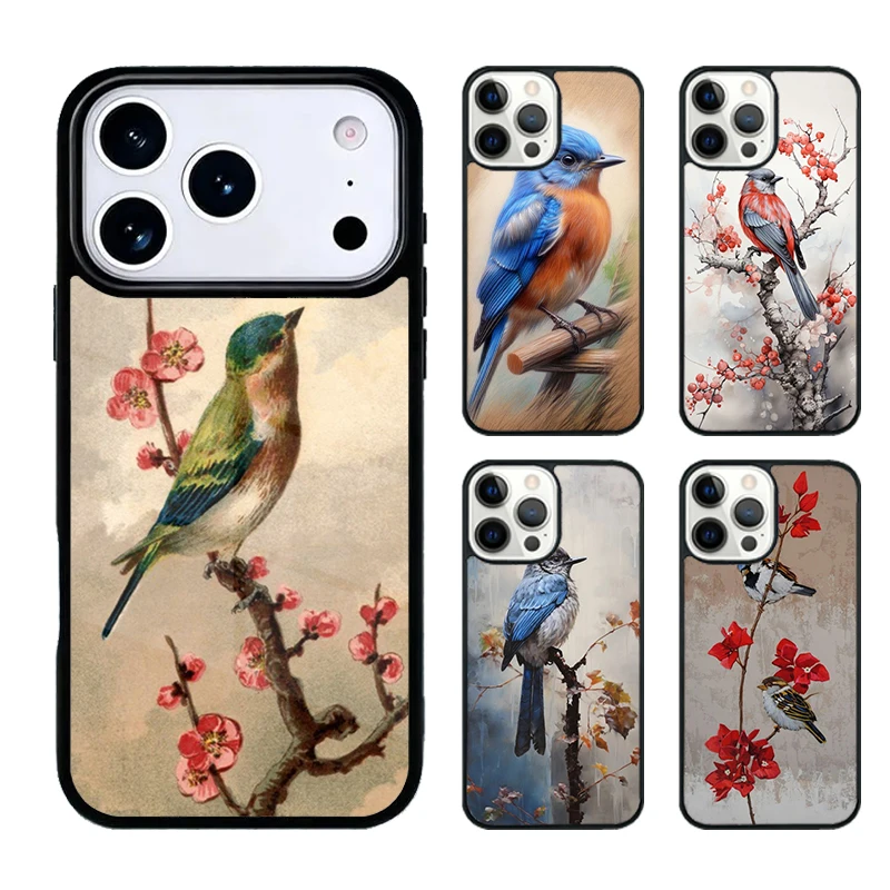 Capa de Celular Pintassilgo Europeu para iPhone 17 Pro Max Air 16e 15 Plus 14 13 12 11 Pro Max Capa Traseira Coque Funda