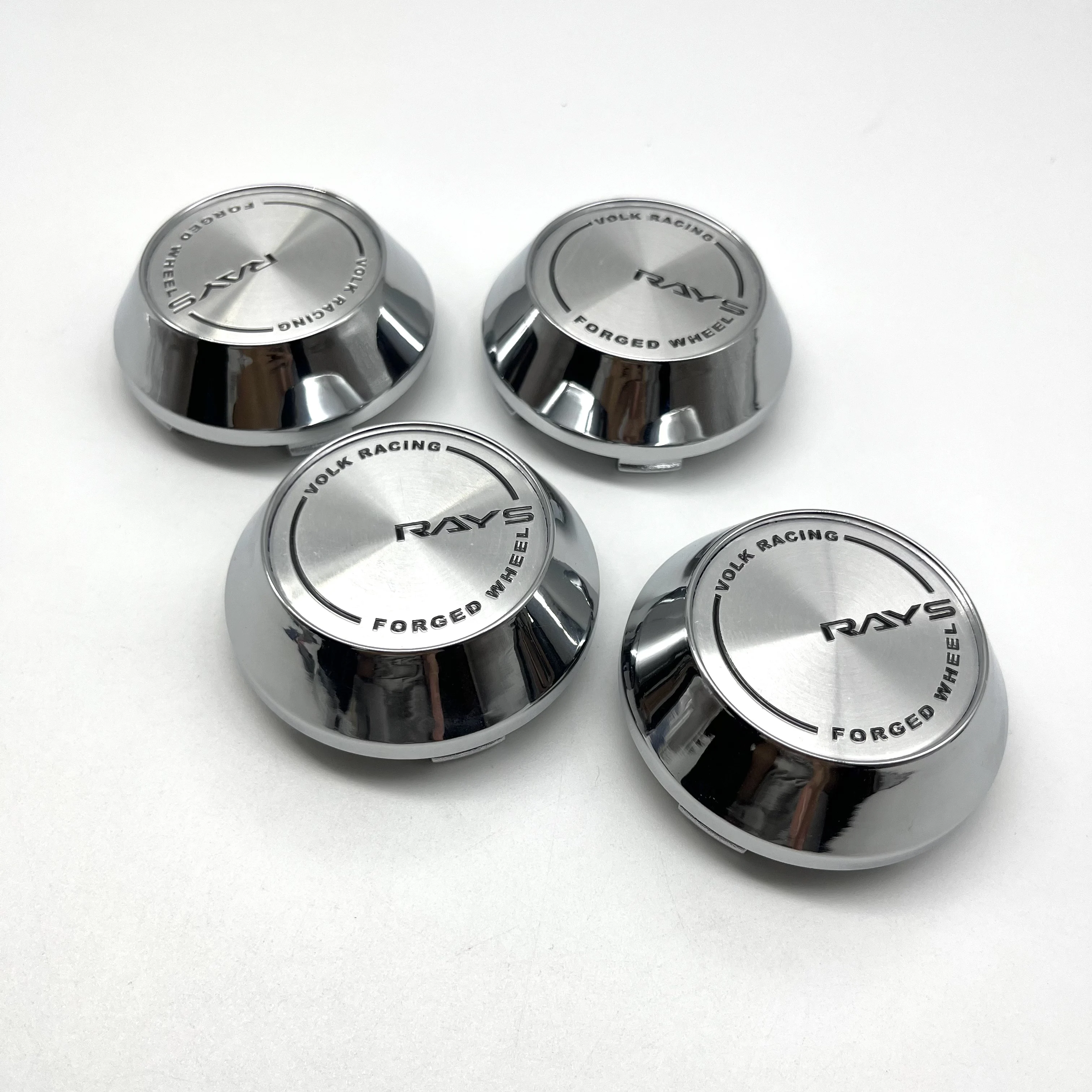 4pcs/Set 60mm 64mm 65mm 68mm 69mm Car Wheel Center Cap Rims Cover High Cap 45mm RAYS Racing Wheel Volk 3D Emblem Auto Accessorie