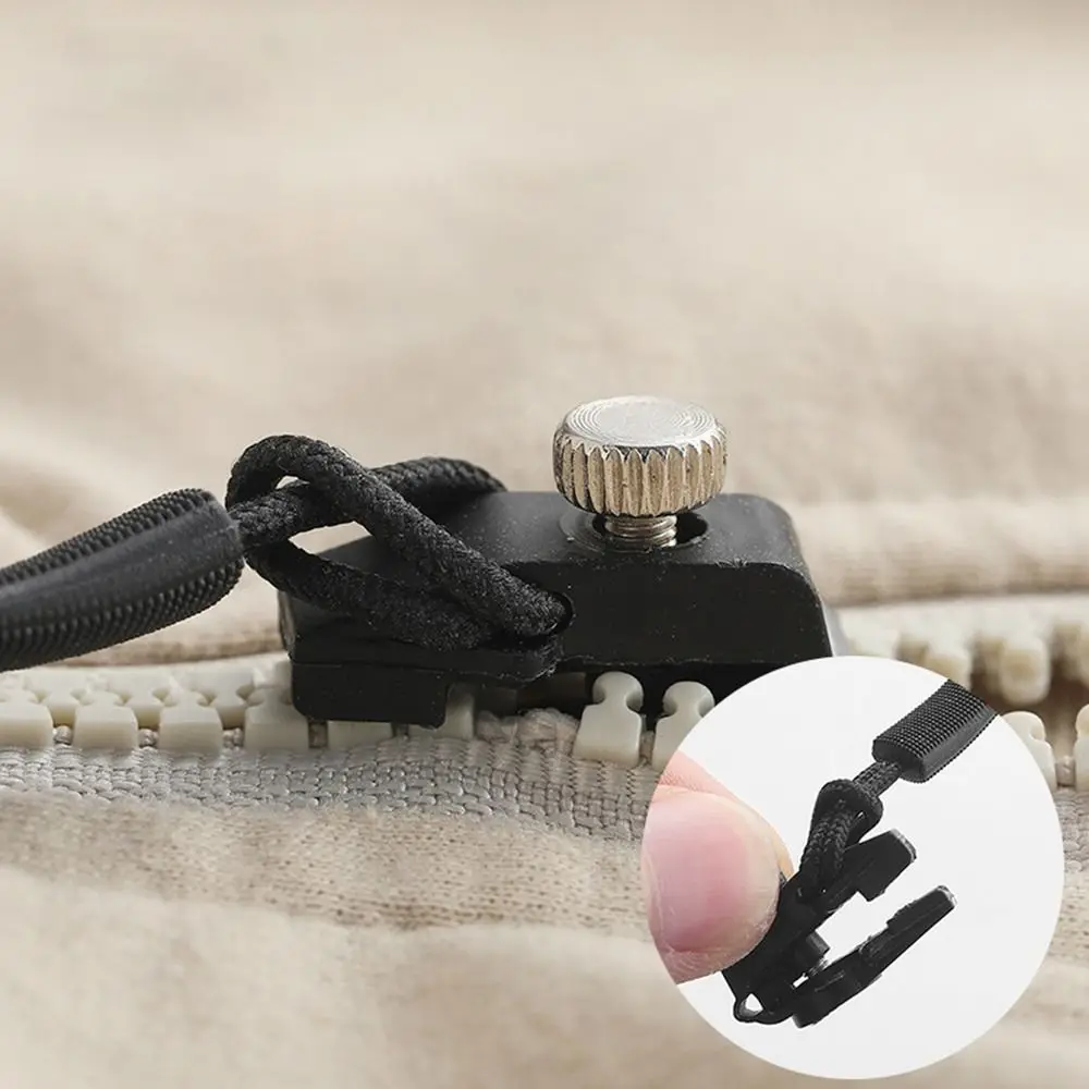 DIY New 3 Different Size Zipper Repair Kit DIY Removable Zipper Head Replacement Bad Buckle Metal Suitcase Zipper Head