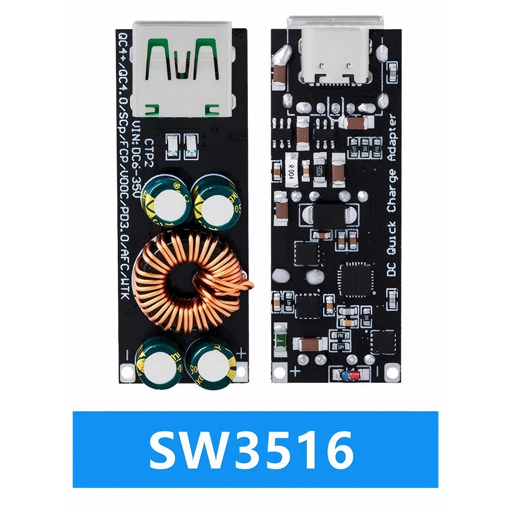 SW3516 SW3518 Full protocol mobile phone fast charging charger module QC4.0 PD3.0 flash charging fast charging module