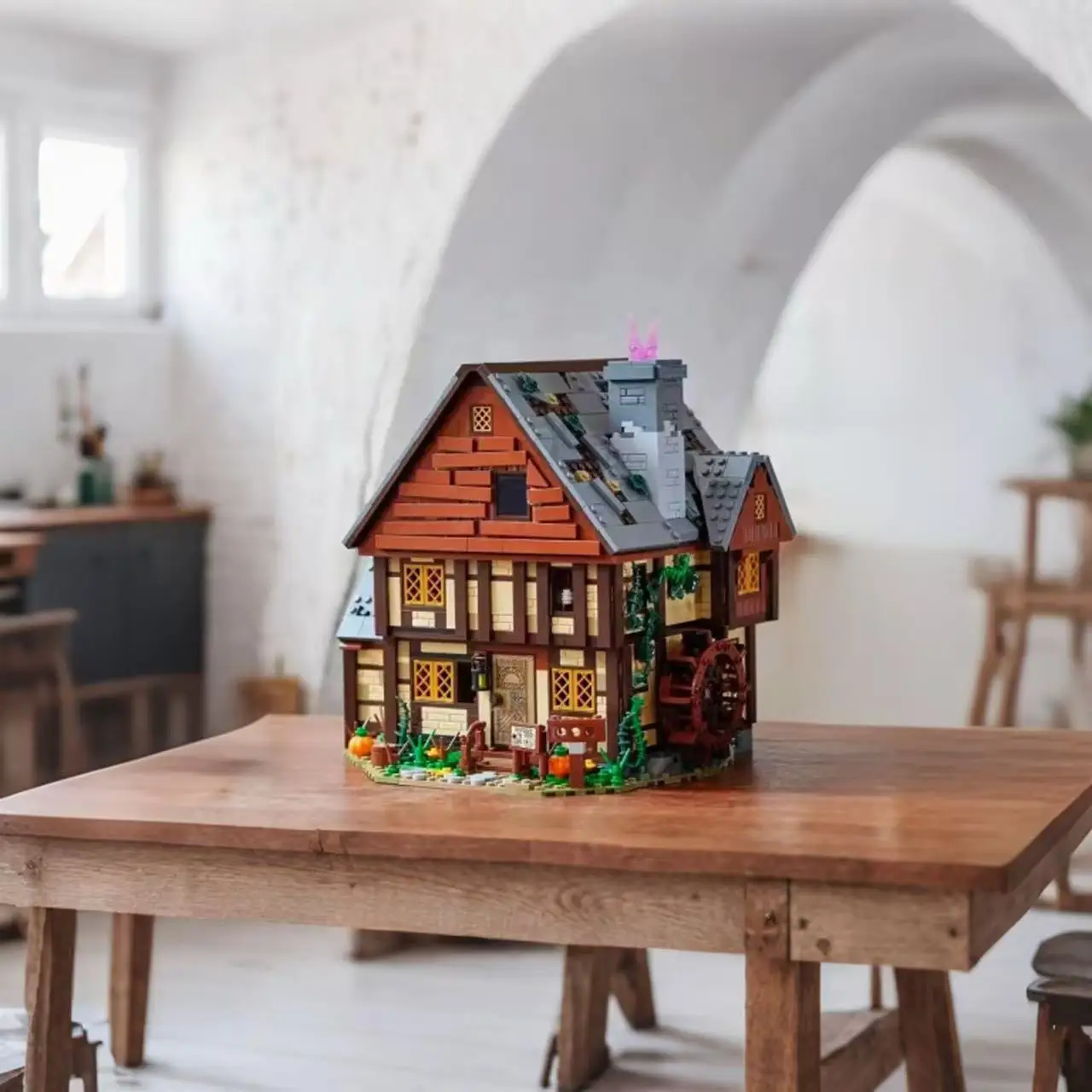 

2025 New DIY sisters House Assembly Building Blocks Halloween Creative Toys Children's Birthday Gift