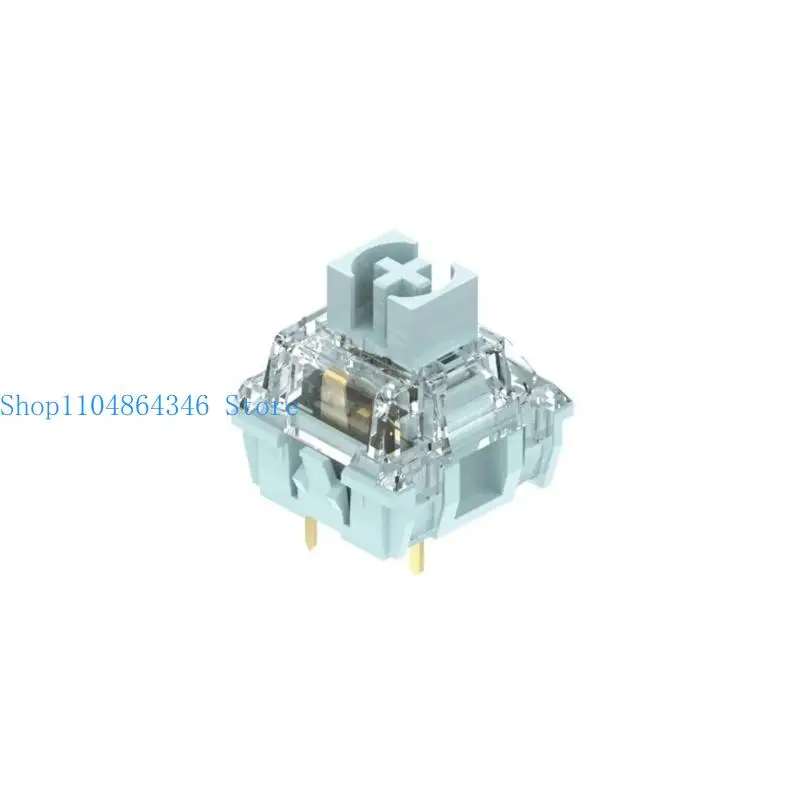 652F 10/4PCS TTC Silent Bluish White Switches for Mechanical Keyboard Pack -Extras 3pin RGB Silent 42g TTC White