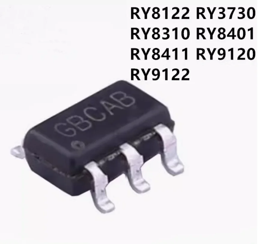 DIXSG 10PCS RY8122 RY3730 RY8310 RY8401 RY8411 RY9120 RY9122 Power Management IC SMT SOT23-6