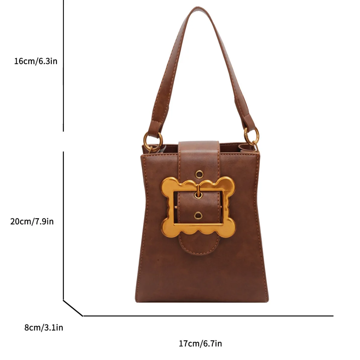 Petit sac à bandoulière rétro en cuir PU pour femme, sac à main initié, sac à main pour femme, sac de téléphone pour femme, haute qualité