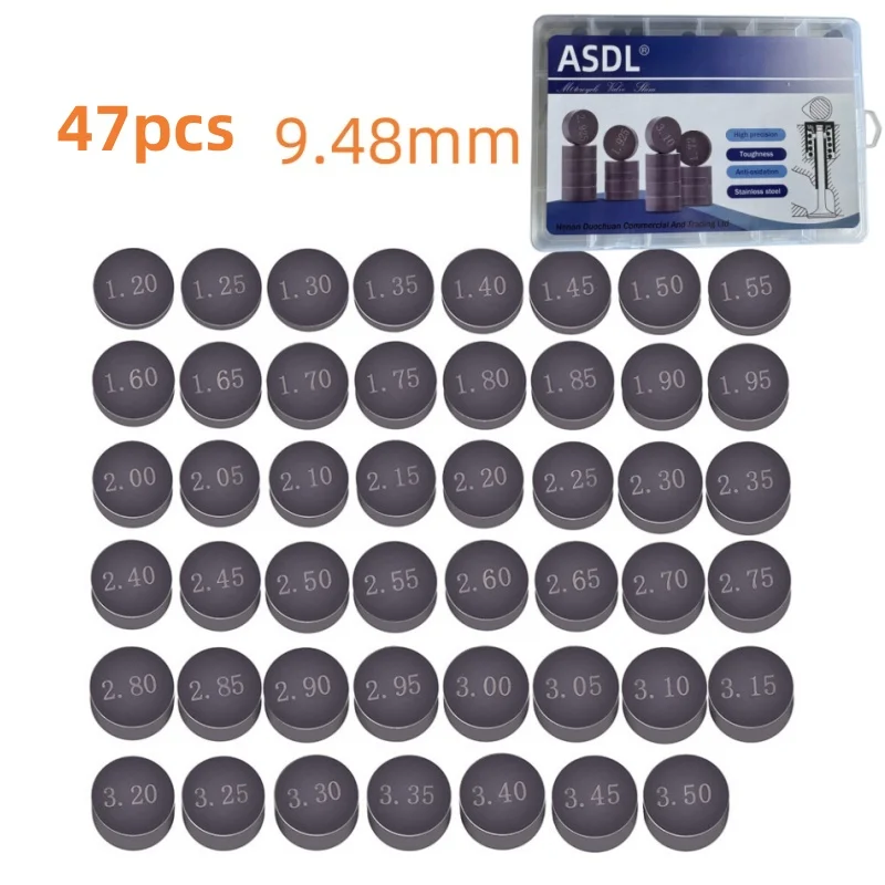 28/47/55pc 9.48/10 mm Valves Shims Valve Shim Kit for KT* HONDA SUZUKI for Harle* Polaris YAMAHA for KAWASAKI Aprilia Arctic Cat