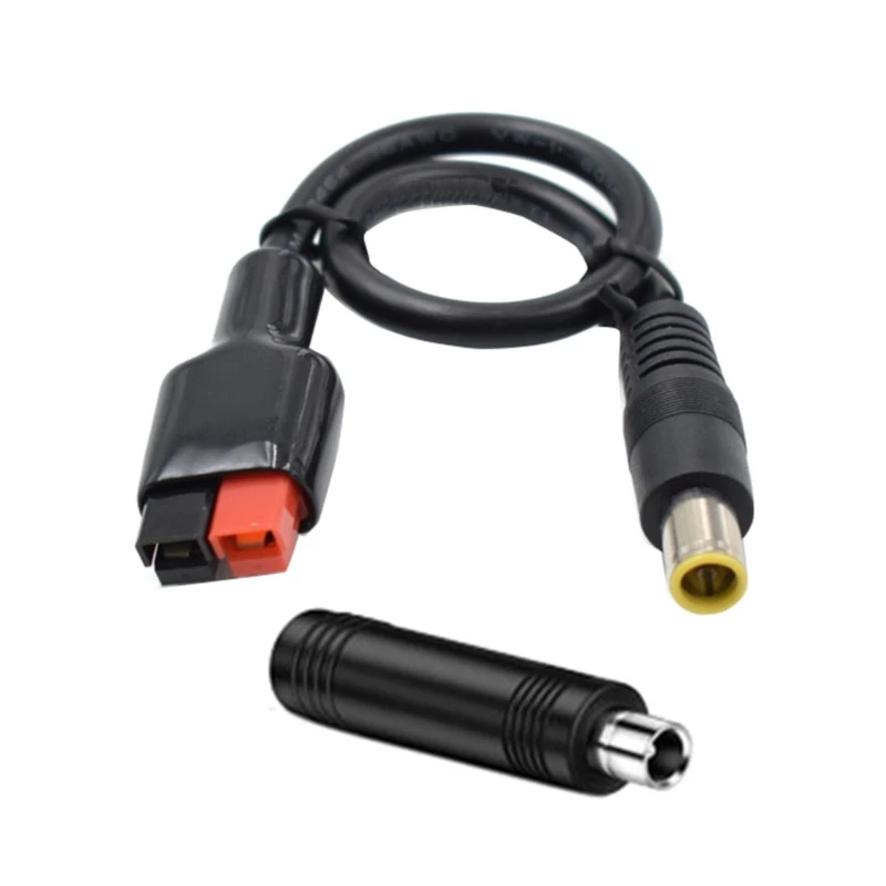 D5BB Black Charging Cable Set for Camp Solar Use with Tip and Clean Input Routing for Energy Storage Needs Daily