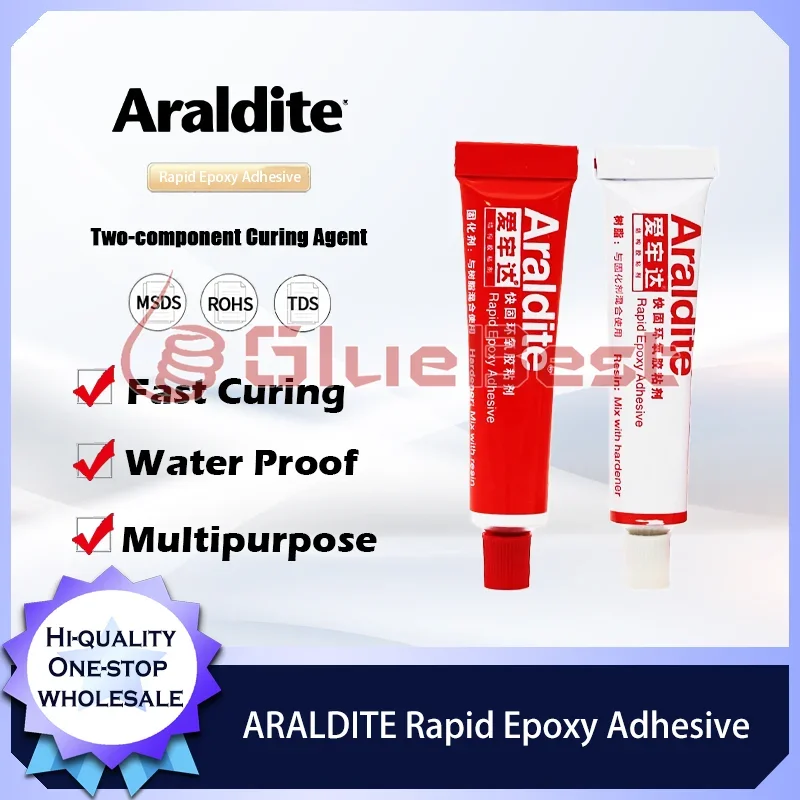 ARALDITE AB Curing Agent Red Classic Quick Curing Epoxy Resin Curing Agent for Gemstone Repair Original Product