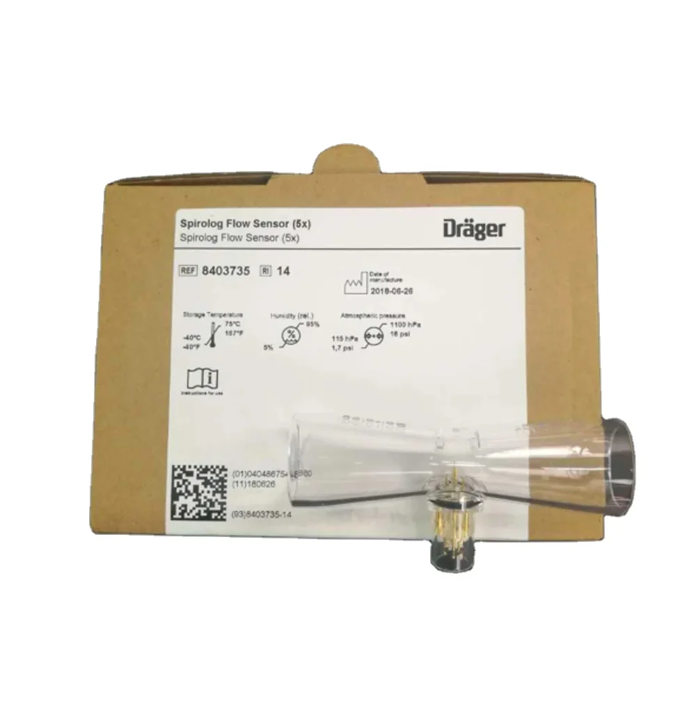 Original Flow Sensor 8403735 disinfectable Drager Spirolog flow sensor