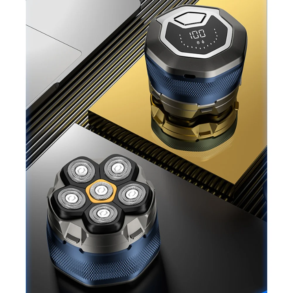 

24-Hour Delivery Electric Head Shaver For Bald Men 6D Magnetic Rechargeable Hair Trimmer LED Display Waterproof Beard Trimmer