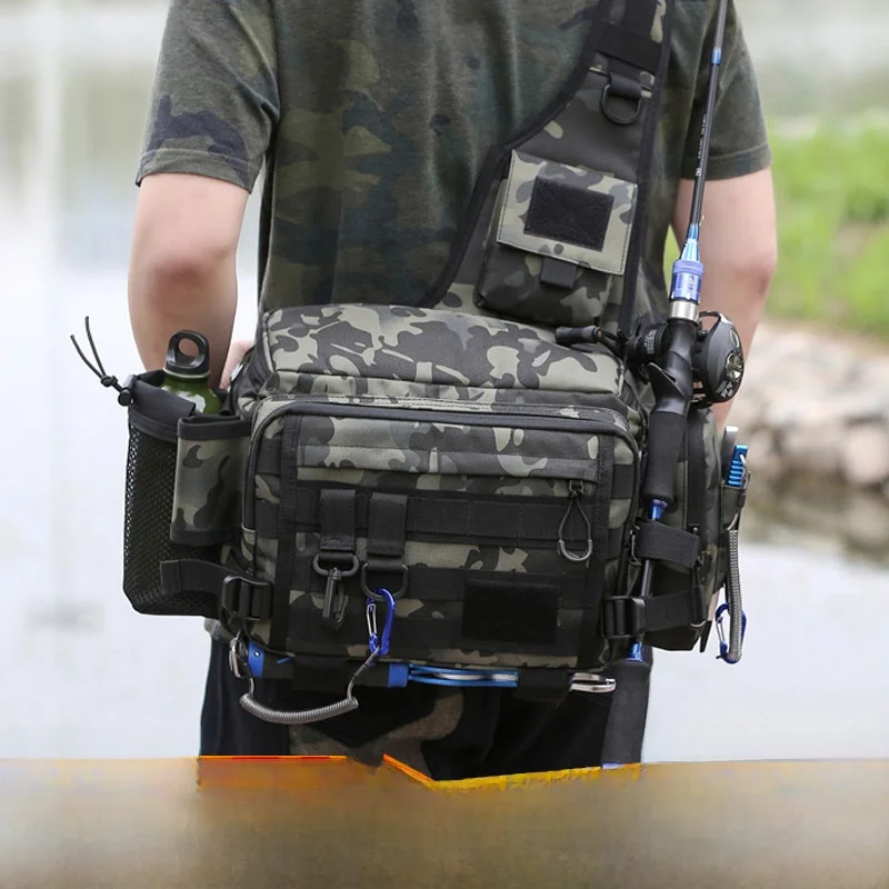 

New Multi-Functional Single oulder Outdoor Fiing Gear Bapa Waterproof Sports Bag for Men And Women Traveling Hiking